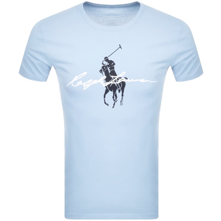 Alternative Image for ProductRalph Lauren Custom Slim Crew Neck T Shirt Blue1